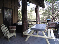 Cabin 1 porch