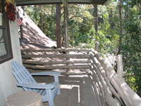 Beautiful view from Cabin A porch