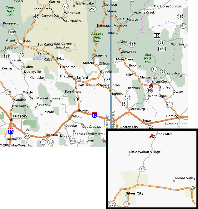 Bear Creek Motel and Cabins, just outside Silver City, NM